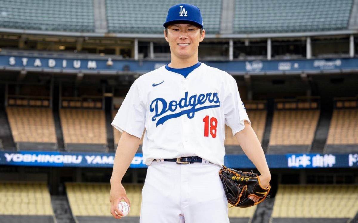 Dodgers presentó de manera oficial a Yoshinobu Yamamoto