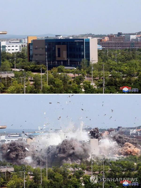Corea del Sur arremete contra Corea del Norte por remover los escombros de la oficina de enlace destruida