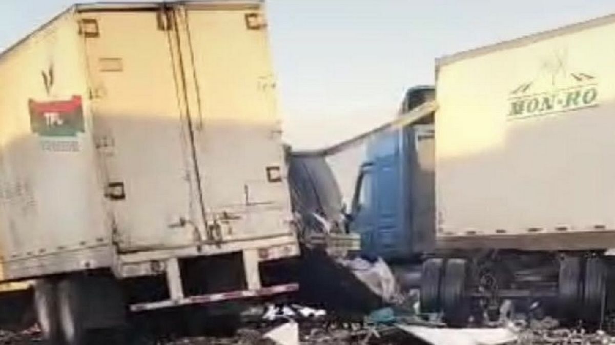 Tremendo accidente en la Saltillo- Monterrey.