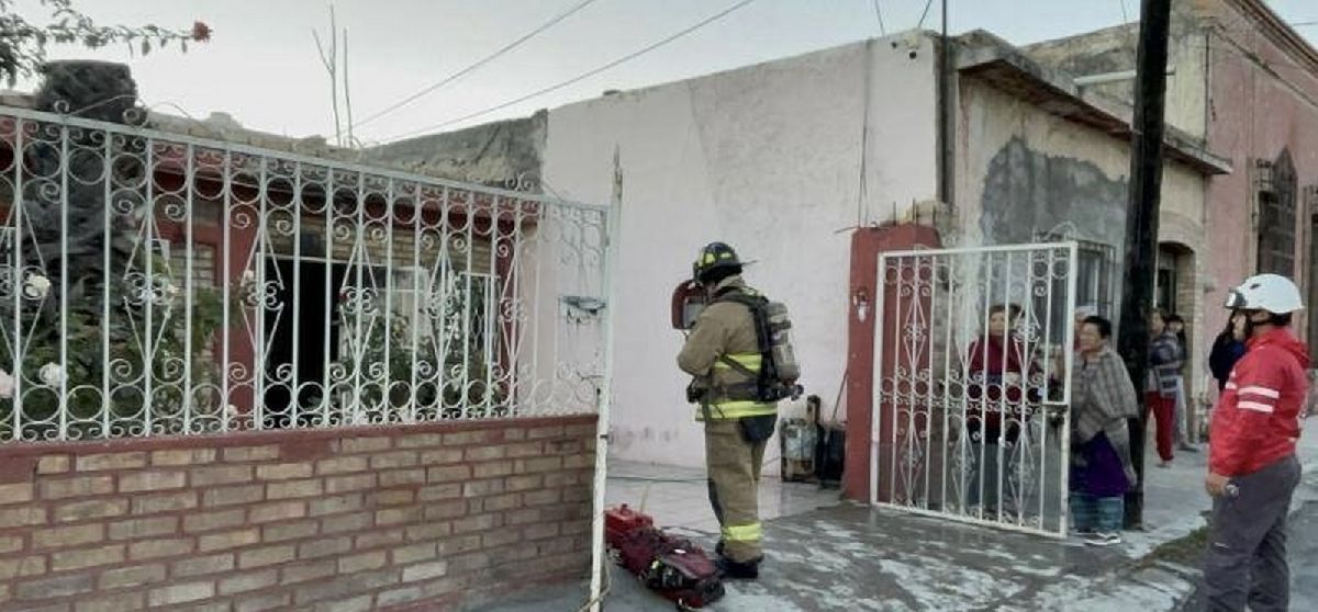 Se incendia vivienda en Saltillo