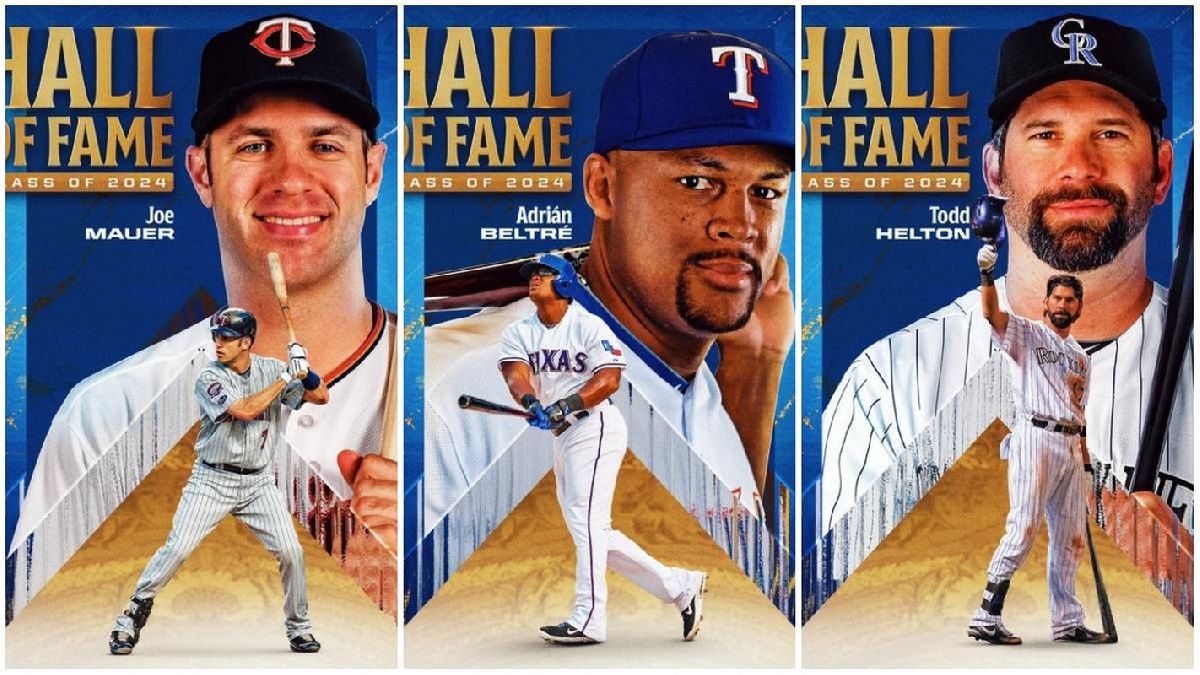 Beltré, Mauer y Helton ¡Al Salón de la Fama de la MLB!