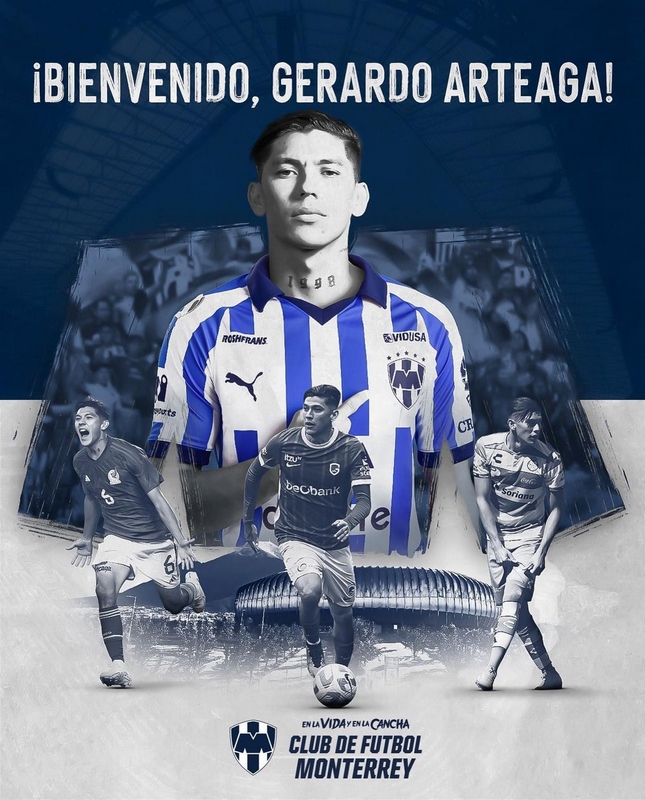 Gerardo Arteaga, refuerzo oficial de Rayados