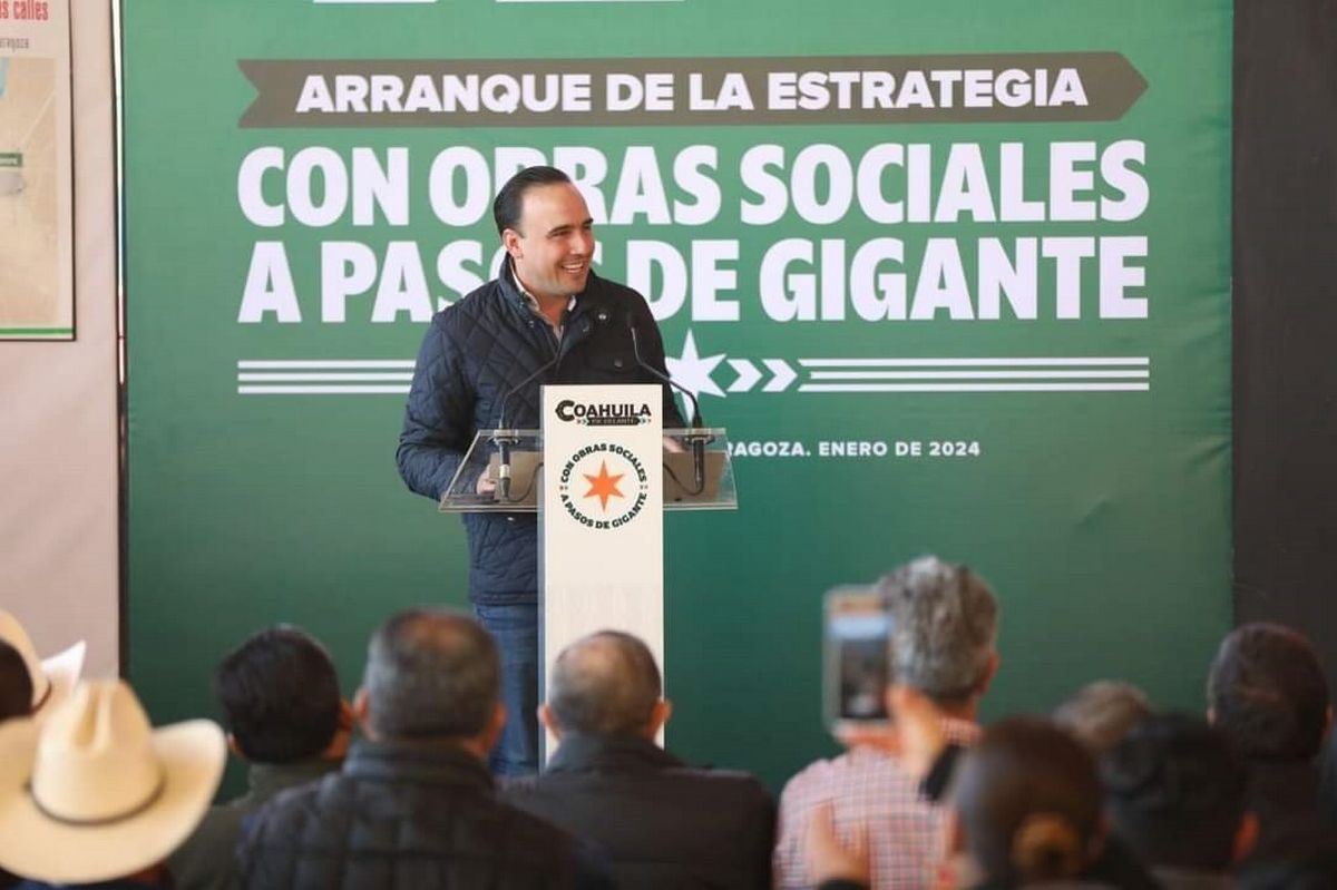 Con obras sociales, Coahuila avanza a pasos de Gigante: Manolo