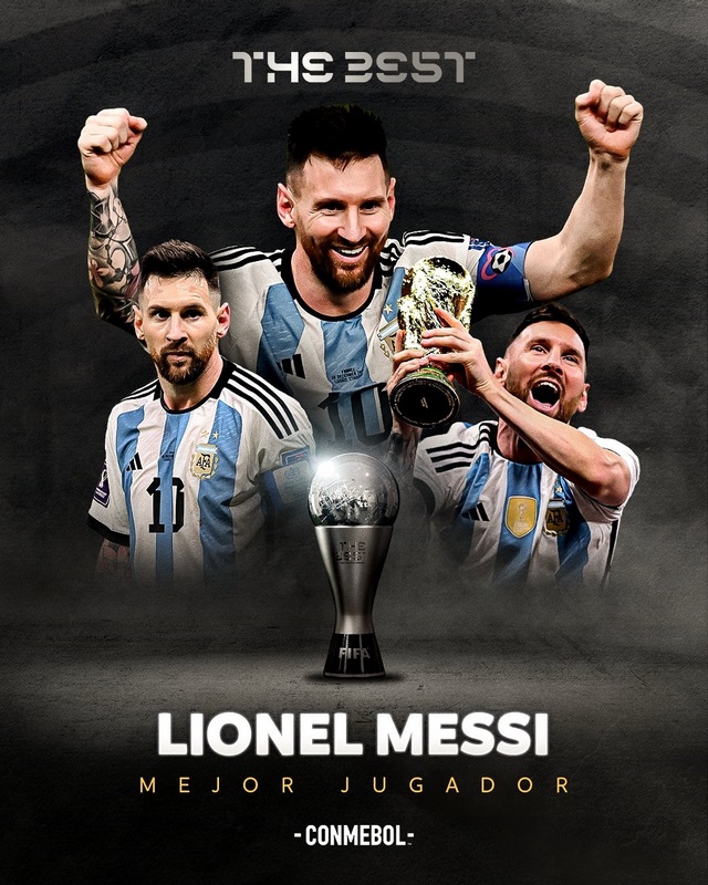 Lionel Messi es nombrado como ganador del Premio The Best 2024
