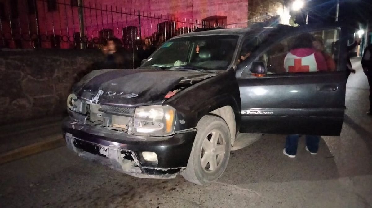 MUJER DESPISTADA PROVOCA CHOQUE EN ZONA CENTRO