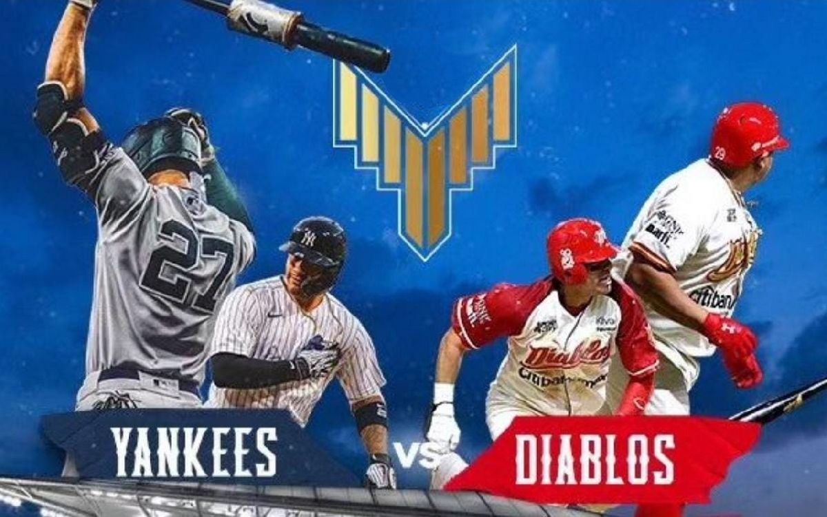 Yankees vs Diablos en Ciudad de México en marzo