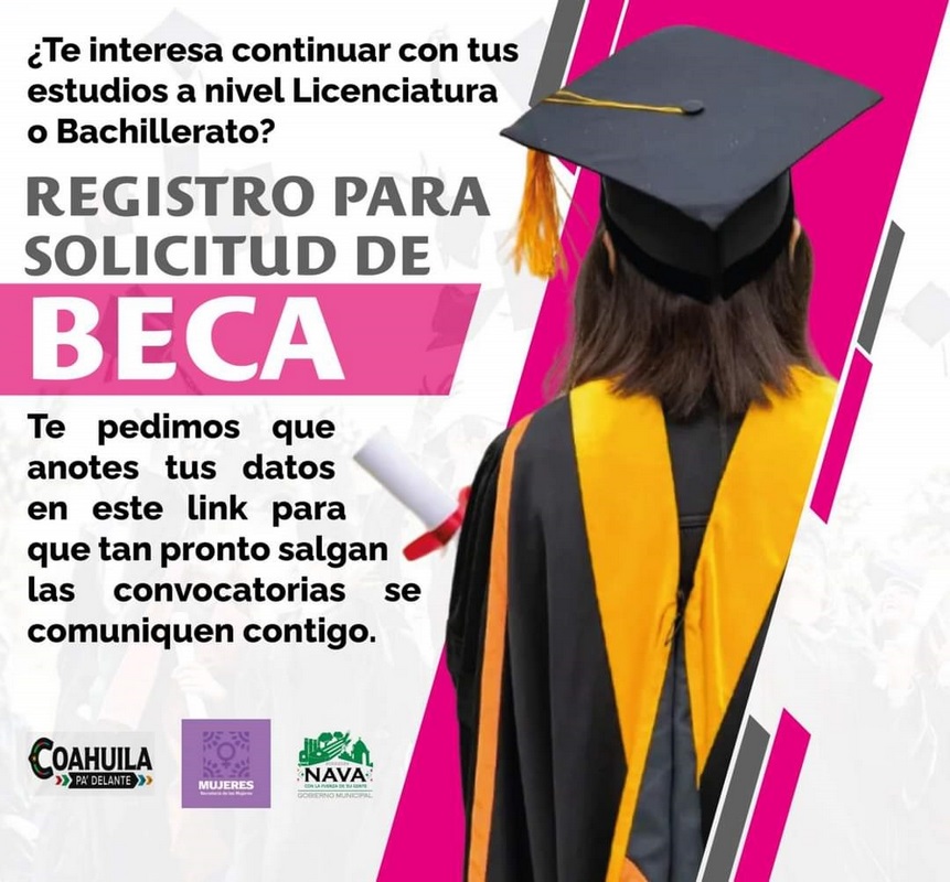 Invita alcaldesa de Nava a programa de becas