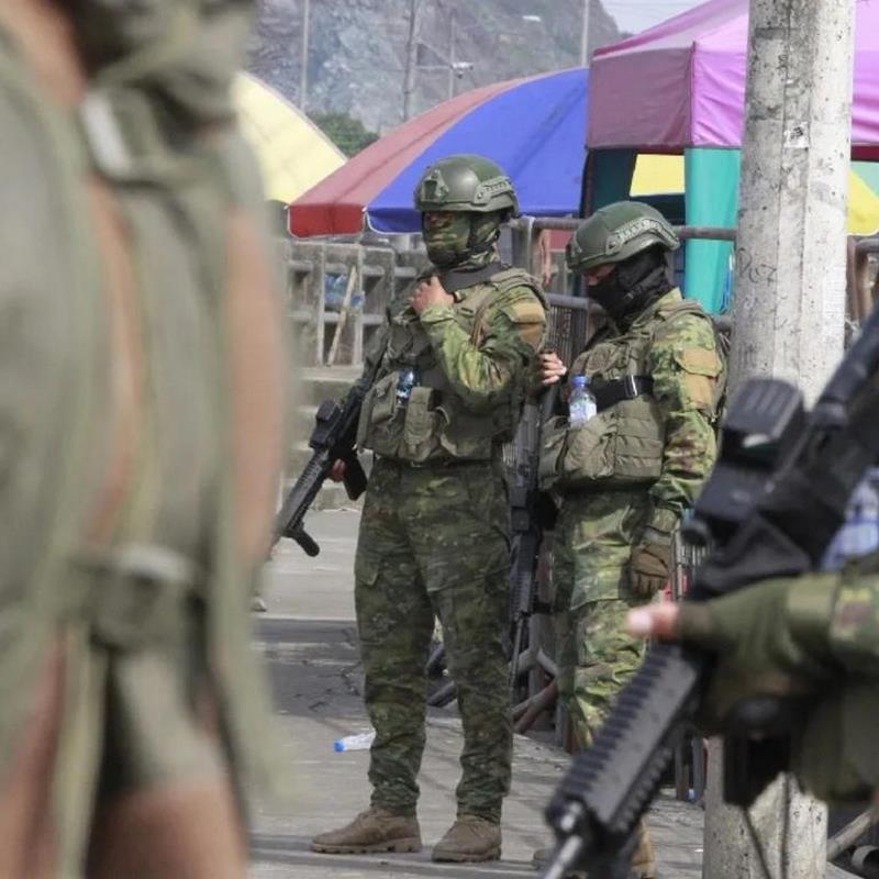 Casi 200 operaciones «antiterroristas» en Ecuador contra el crimen organizado a 56 días del «conflicto interno»