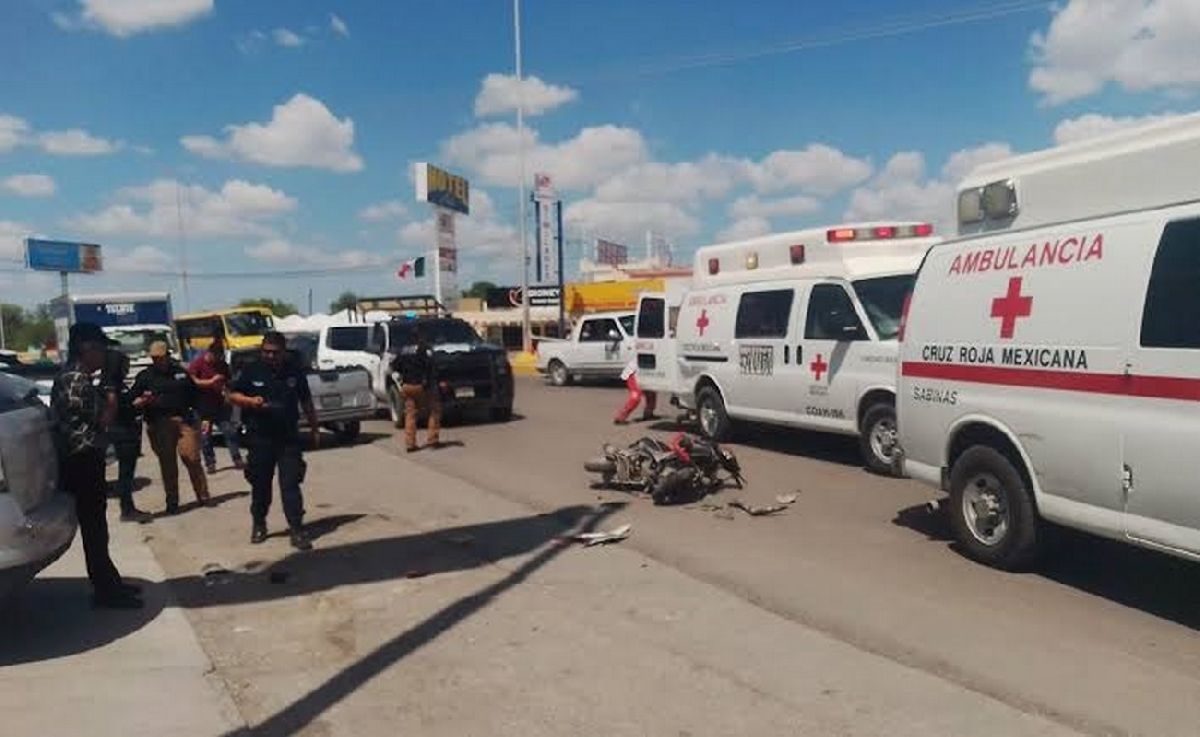 Motociclista termina lesionado tras choque