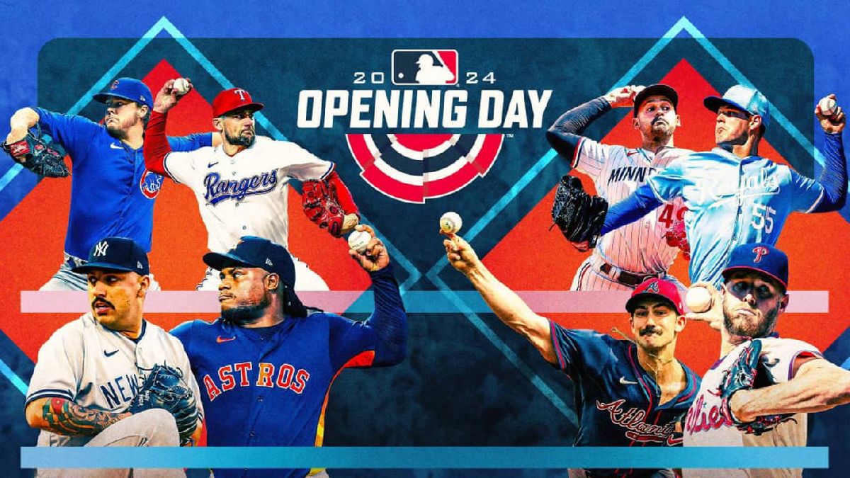 Los pitchers abridores para el MLB Opening Day