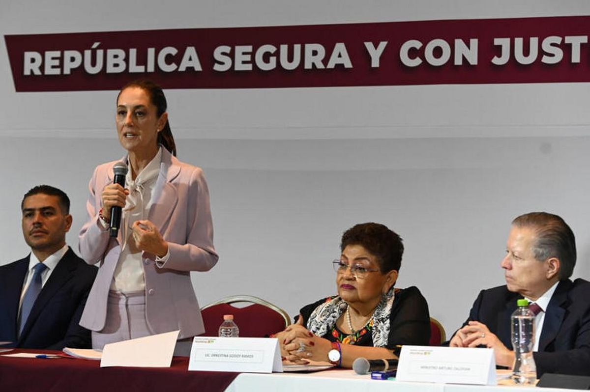 «República segura y con justicia»: Sheinbaum presenta plan de seguridad