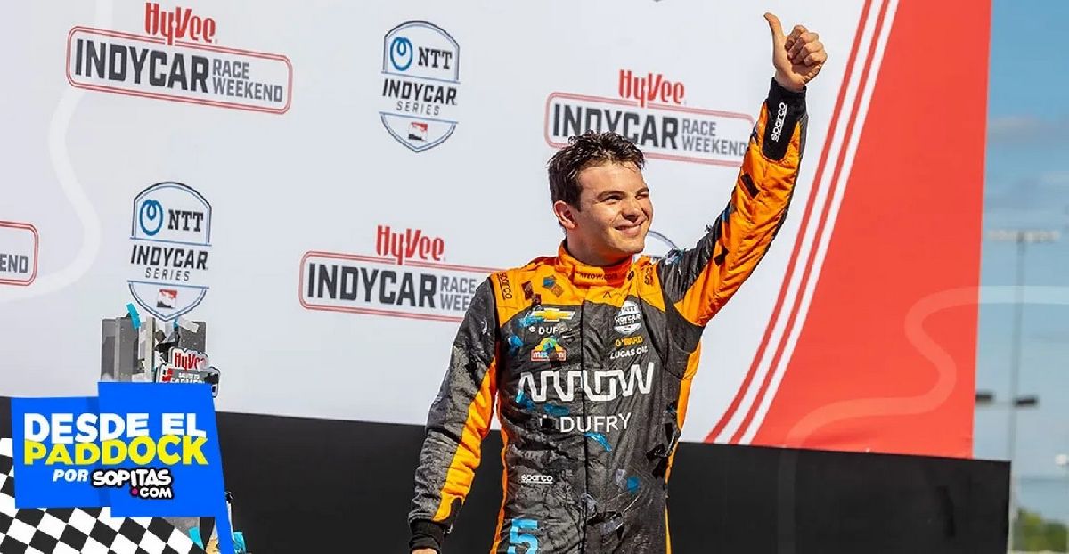 Pato O’Ward abre la temporada 2024 de IndyCar con podio en St Petersburg