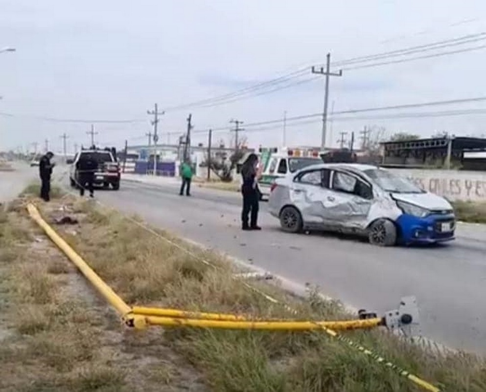 Fatal accidente en la 30 en Frontera Coahuila