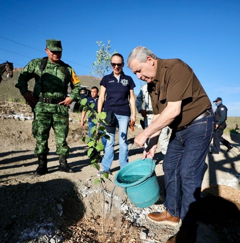 En unión, trabajamos por un Saltillo verde. Chema Fraustro