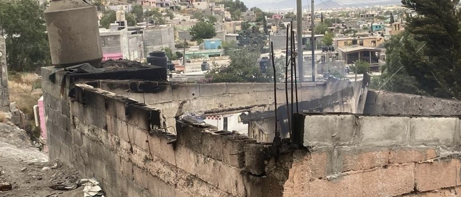 Se incendia casa por corto circuito