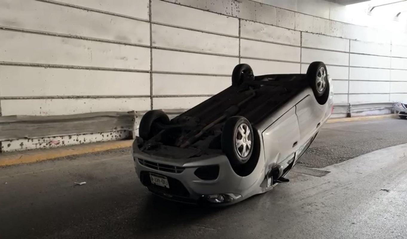 Se registra accidente en el DV Sarape