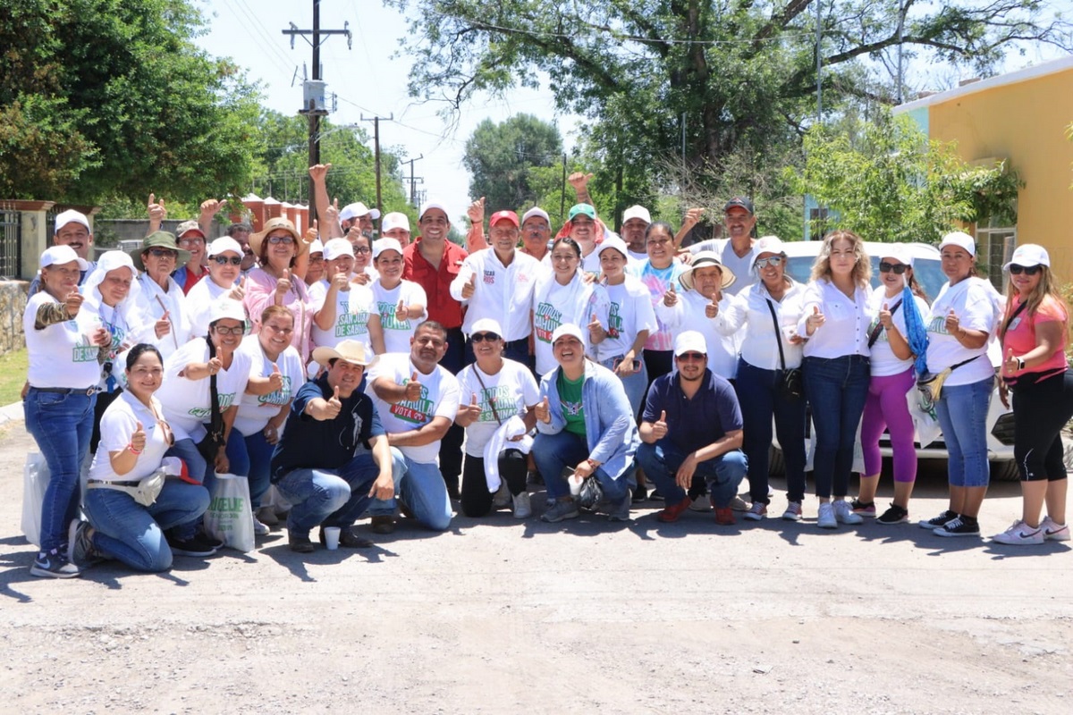CONSOLIDA ÓSCAR RÍOS CAMPAÑA RUMBO AL TRIUNFO EN SAN JUAN SABINAS