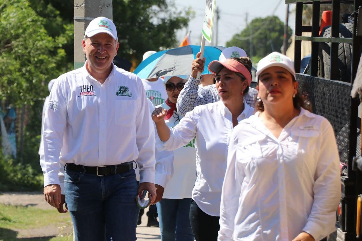 Recorre Theo, Sabinas y asegura triunfo