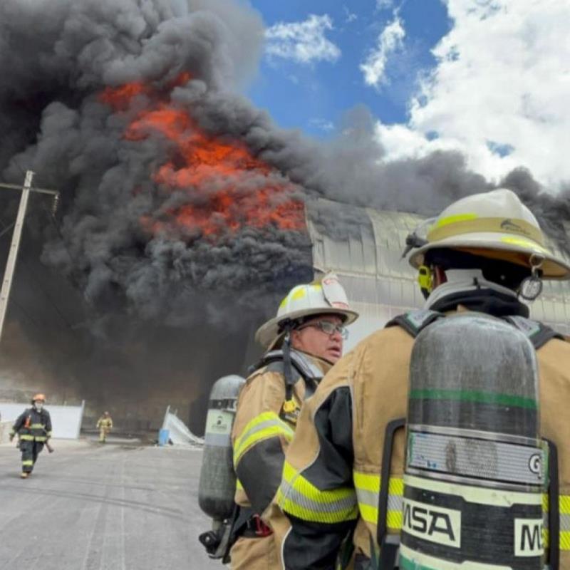 Grupo farmacéutico Novo Nordisk se incendia, hay terror por humo tóxico
