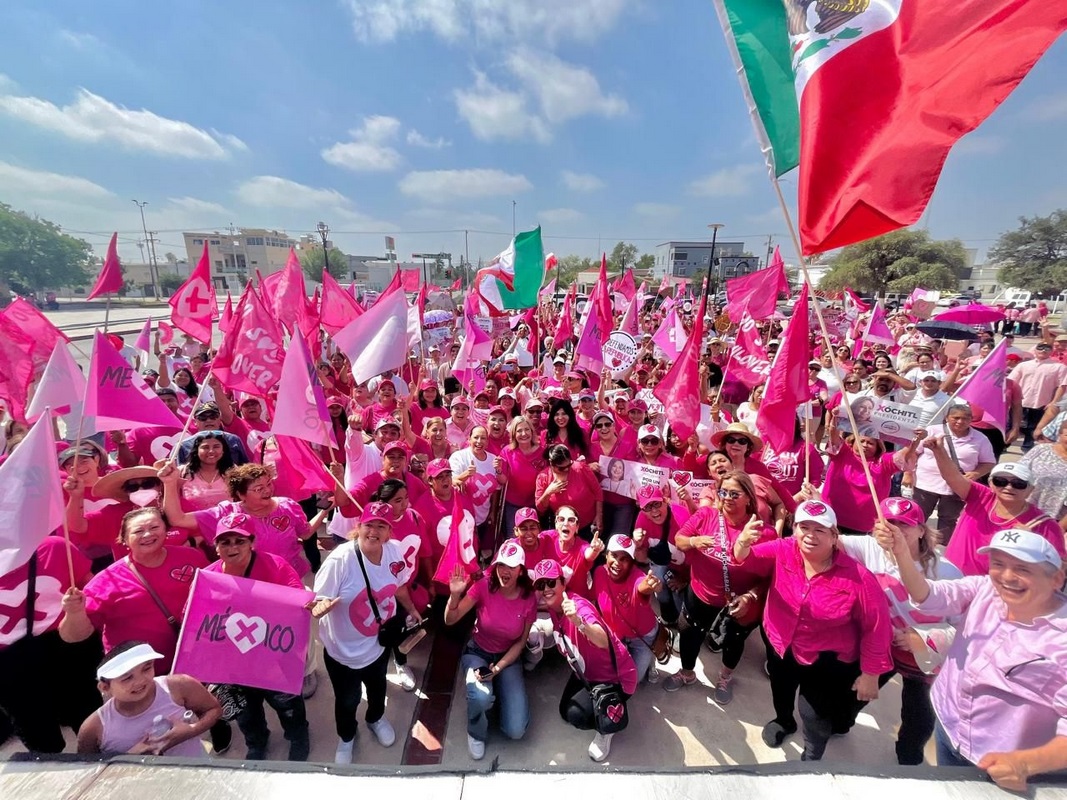 Marea rosa se manifiesta con fuerza en Coahuila