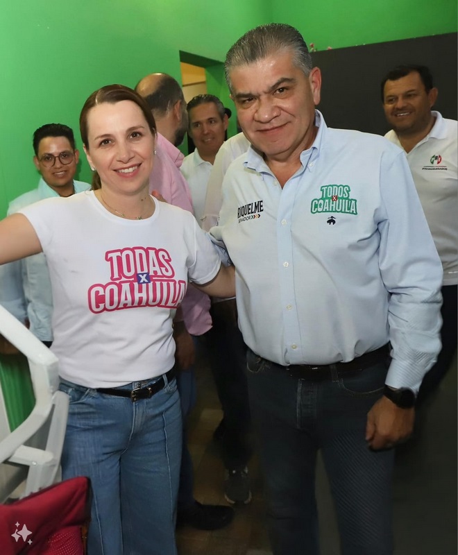 JUNTOS PODEMOS CONSTRUIR EL TRIUNFO PARA MÉXICO Y PARA COAHUILA EL PRÓXIMO 2 DE JUNIO:  MARÍA BÁRBARA Y RIQUELME