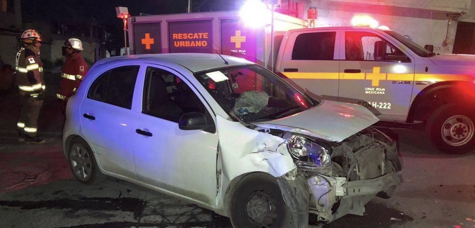 Mujer resulta lesionada tras accidente