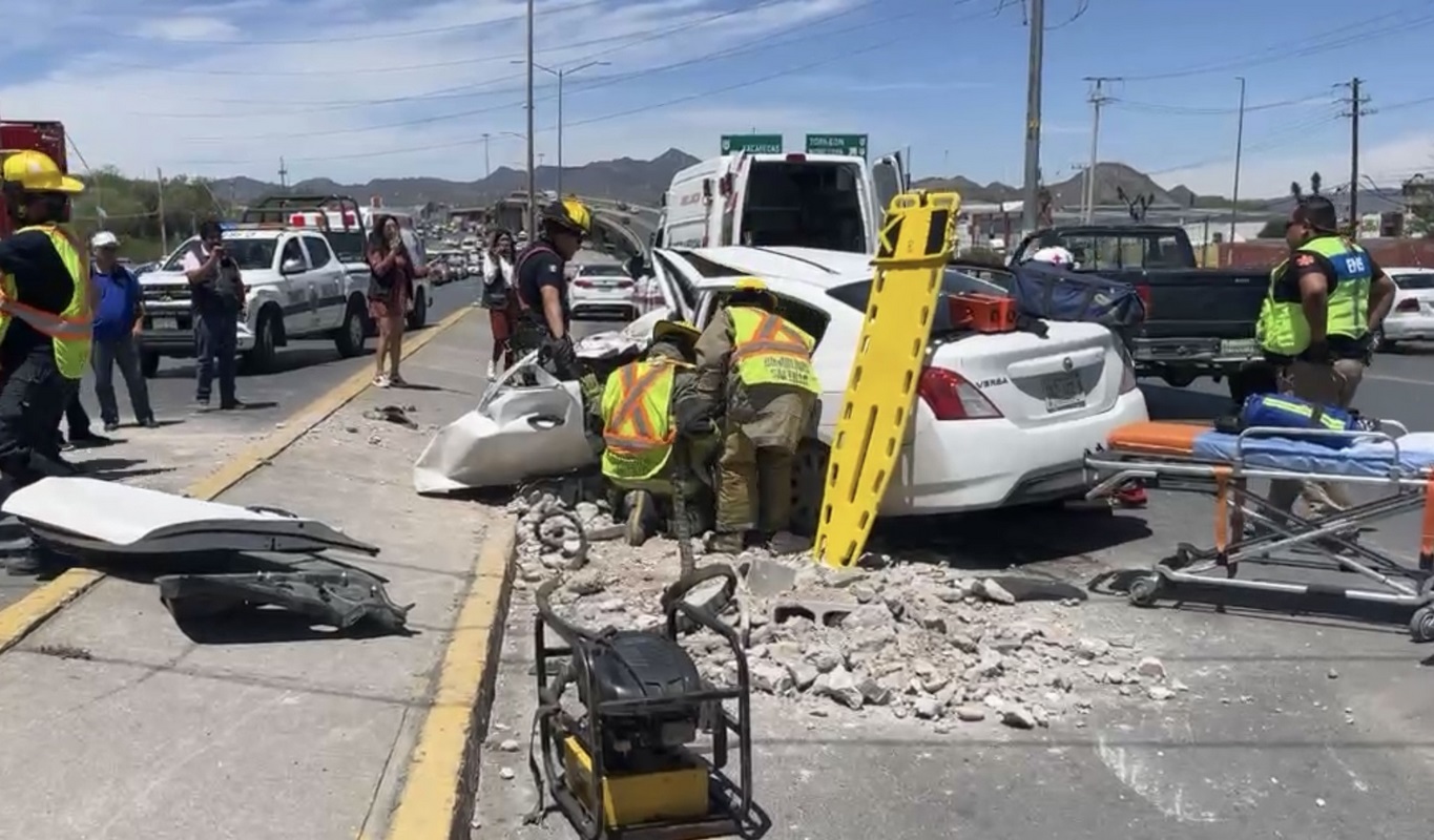 Hombre que sufrió accidente, muere tras horas en terapia intensiva