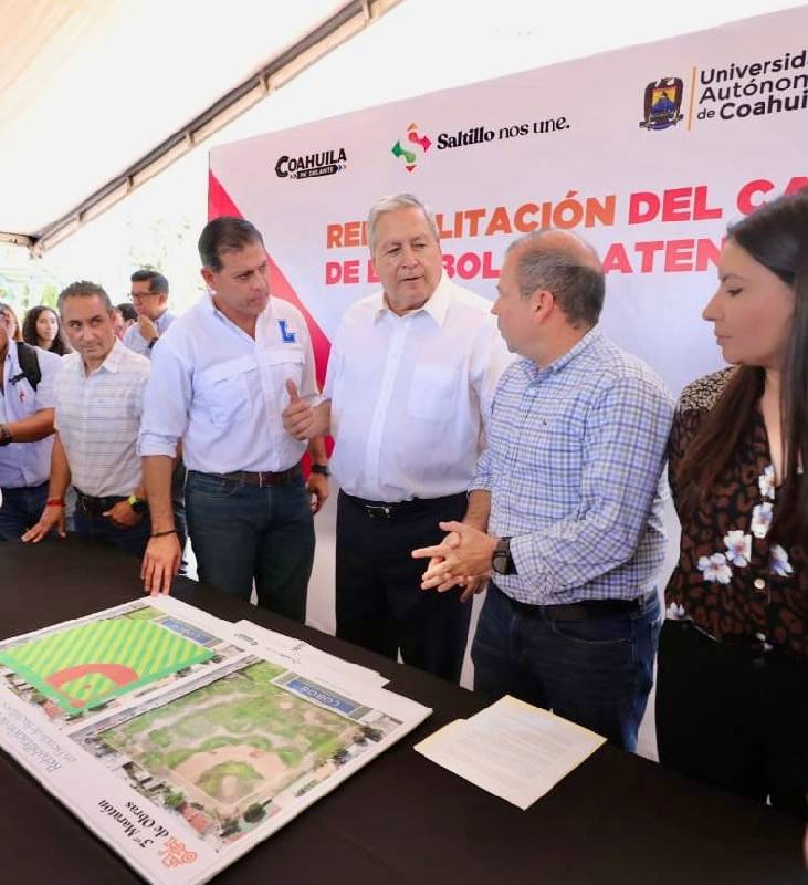 Inicia alcalde rehabilitación de campo de beis del Ateneo