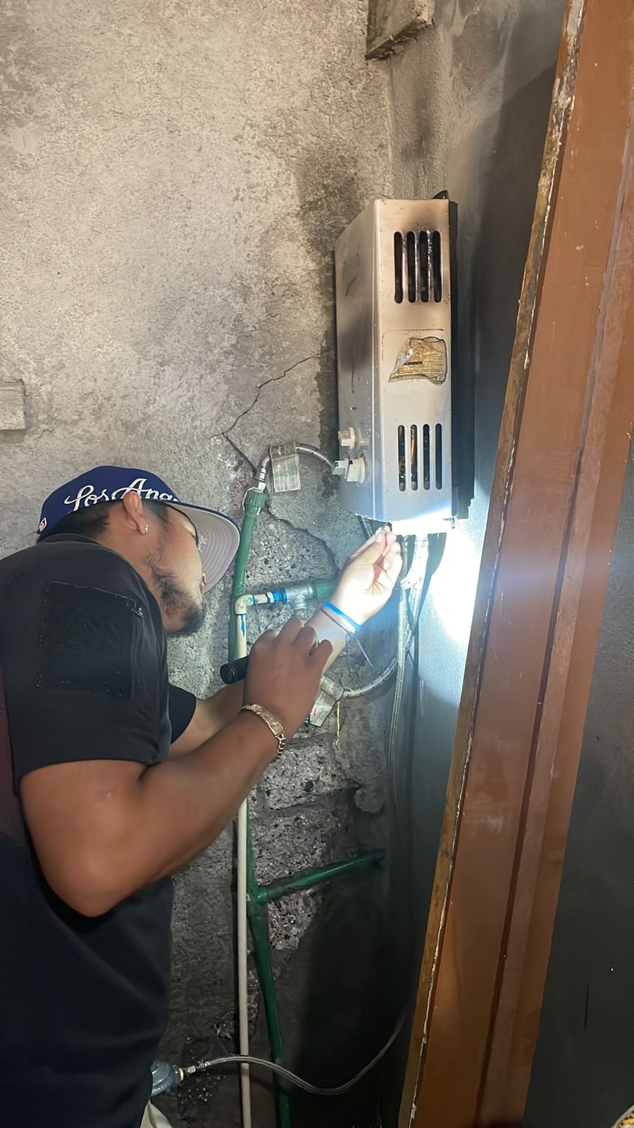 Boiler de paso registró flamazo en vivienda de la colonia Sarabia