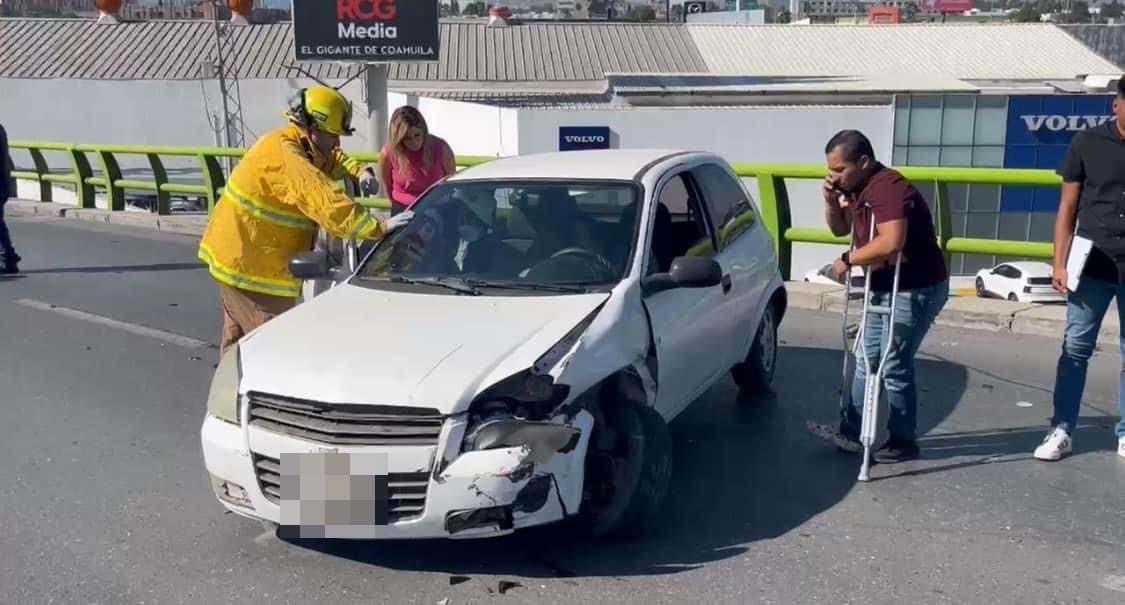 Hombre de la tercera edad sufre fuerte accidente