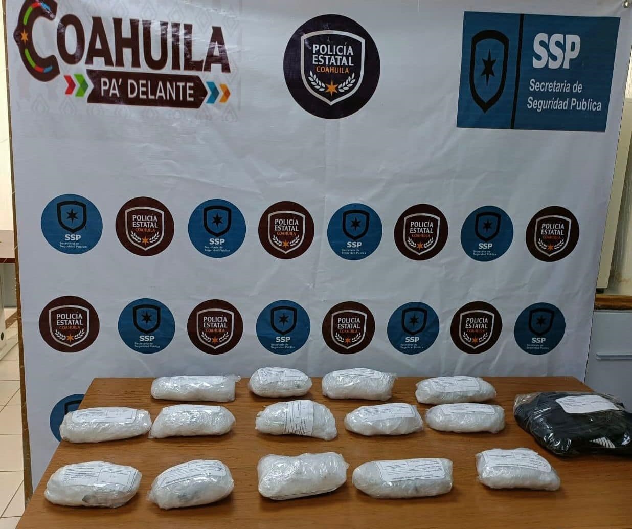 Asegura ocho kilos de droga “cristal” la policía estatal