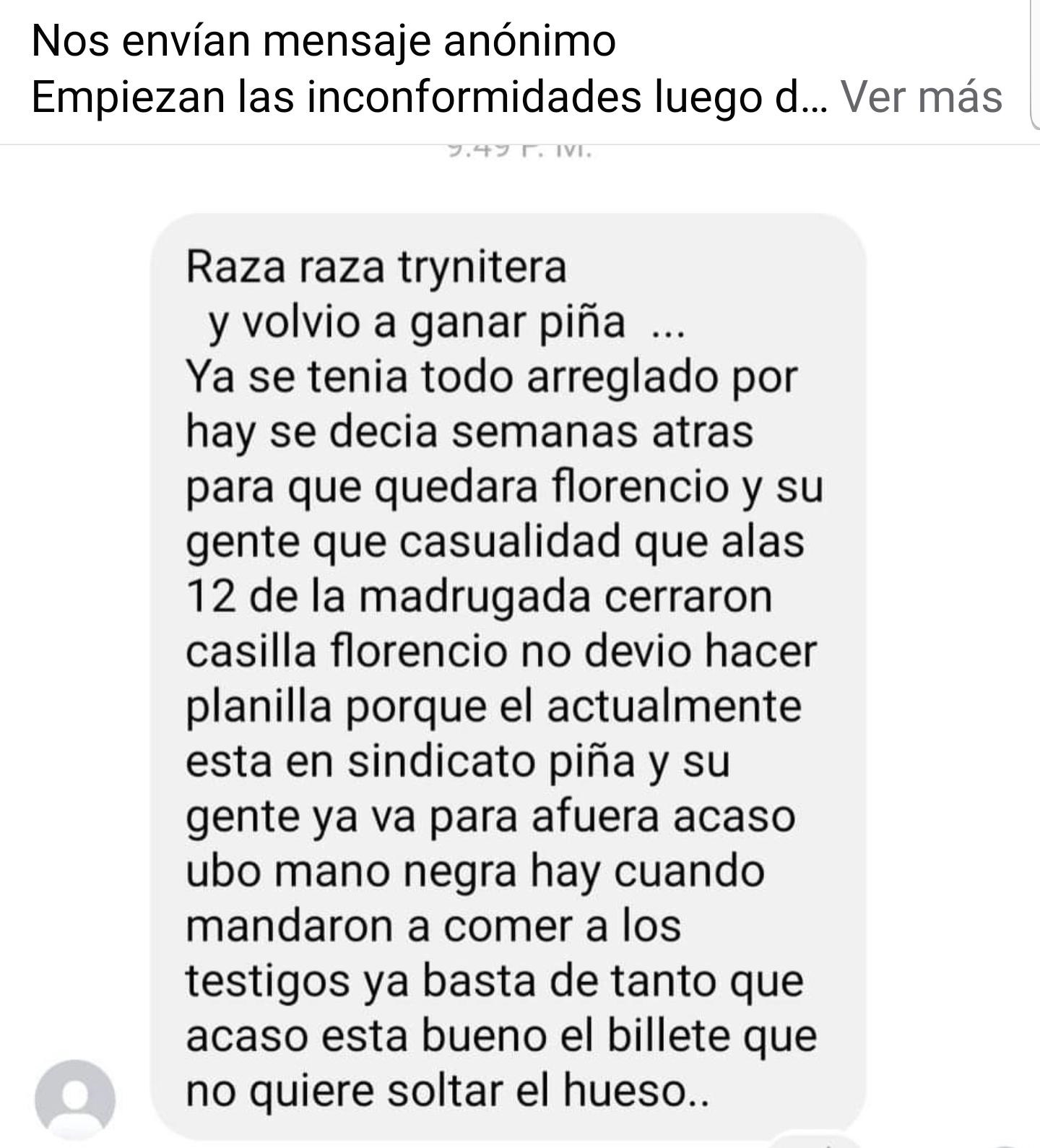 Renovación sindical en Trinity genera inconformidad