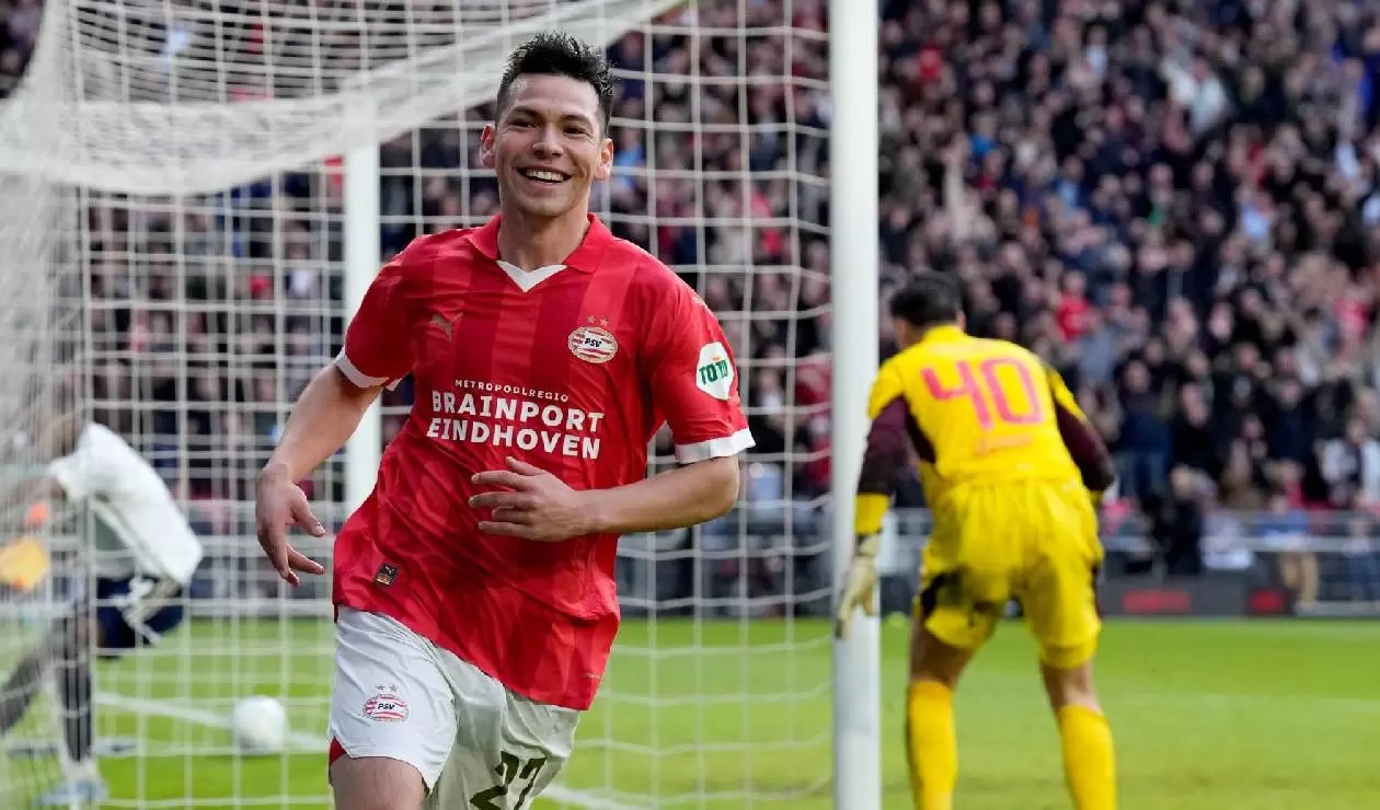 Hat-trick de ‘Chucky’ Lozano con PSV: Titular, gol y asistencia