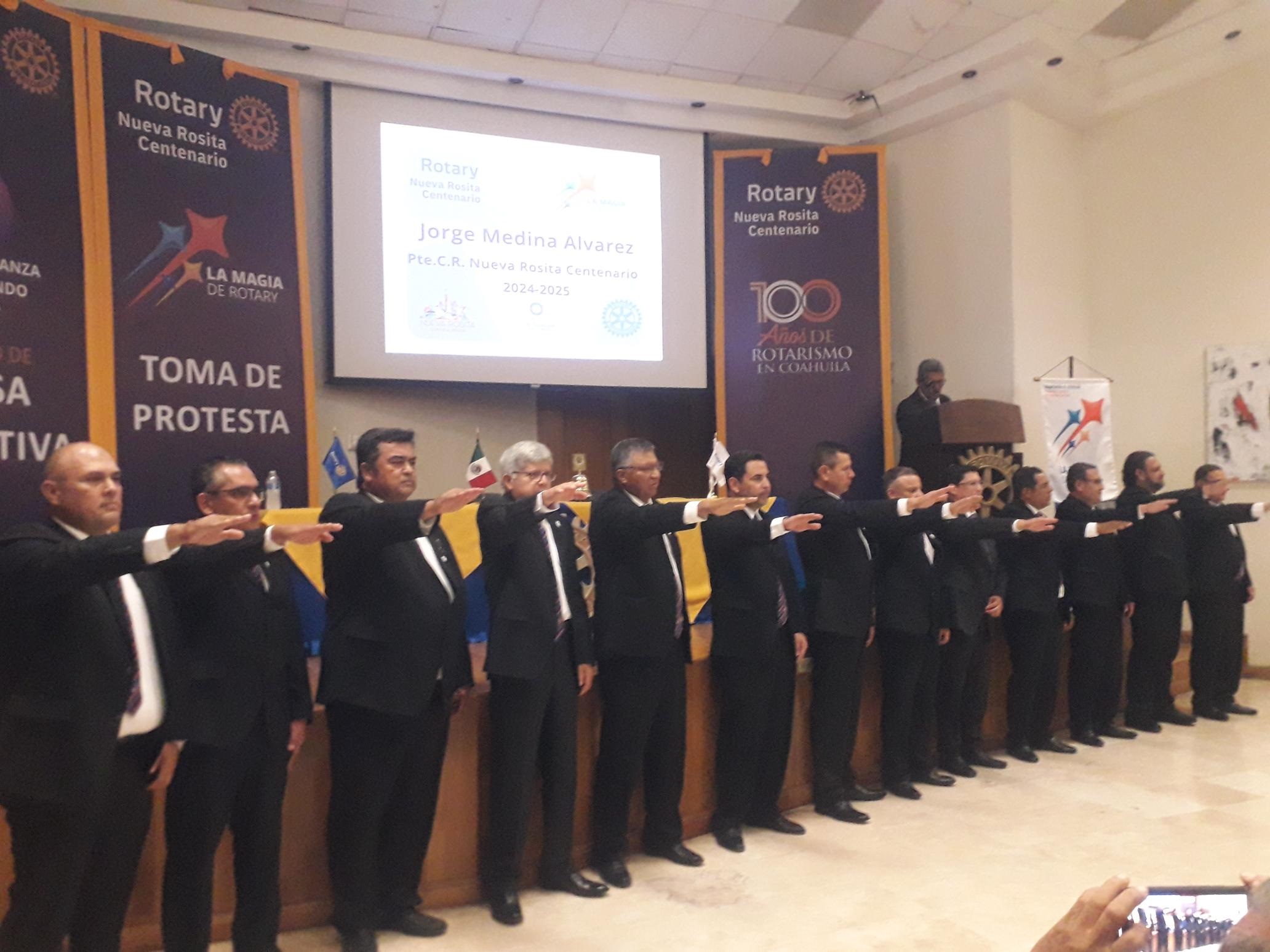 Cumple Rotarios Nueva Rosita Centenario compromiso social