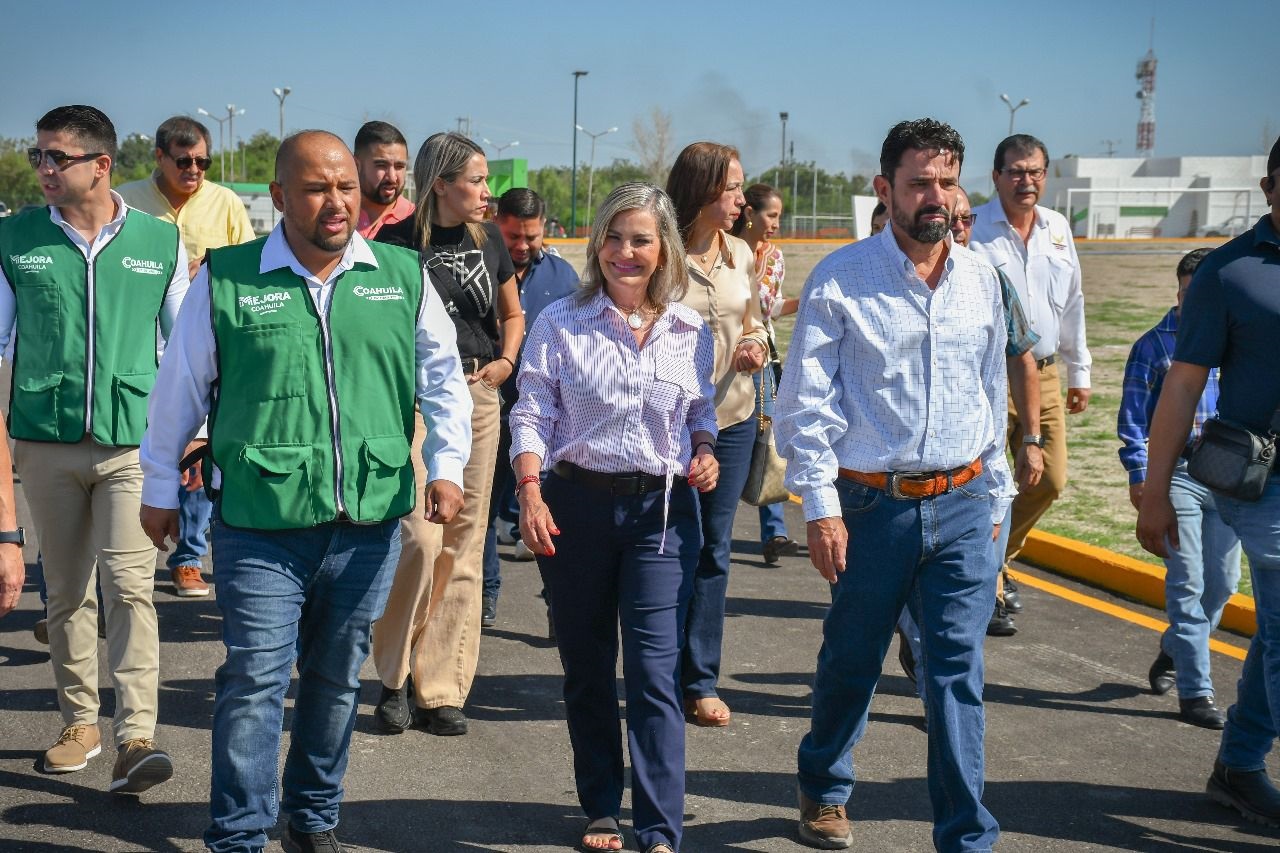 Inaugura alcaldesa Complejo de Futbol
