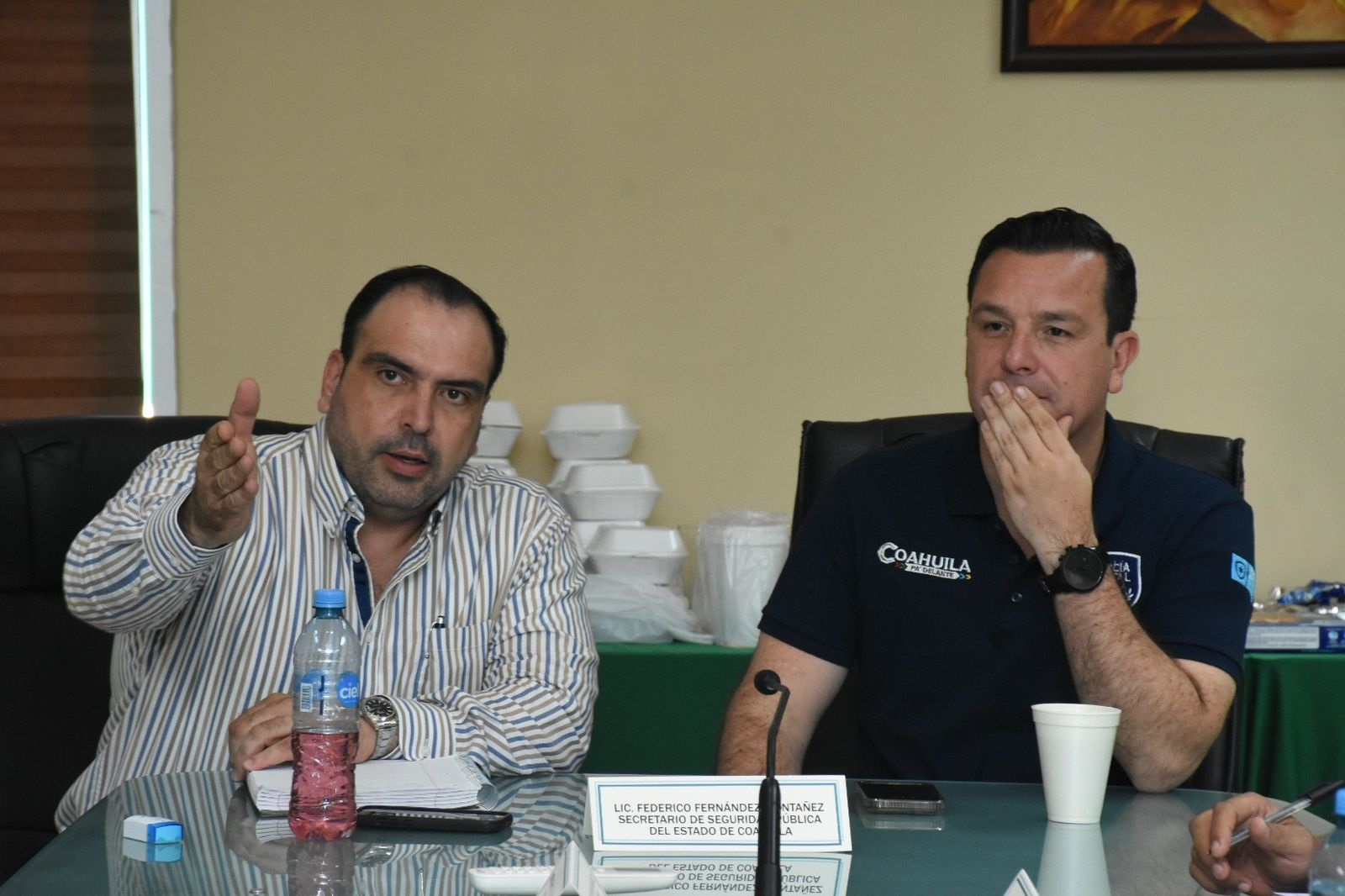 Reunión de Seguridad con alcaldes y alcaldesas electos; preparan el relevo en la carbonífera