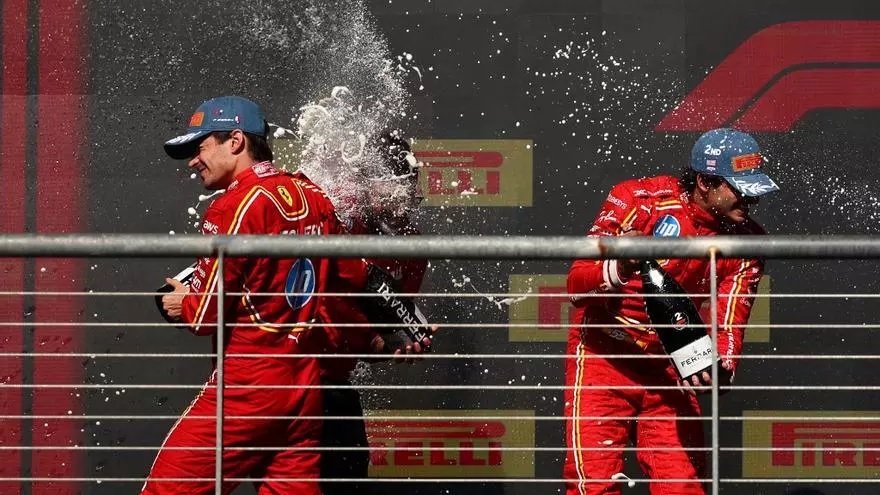 ¡Dominio de Ferrari! Leclerc brilla en GP de Estados Unidos; Checo Pérez terminó séptimo