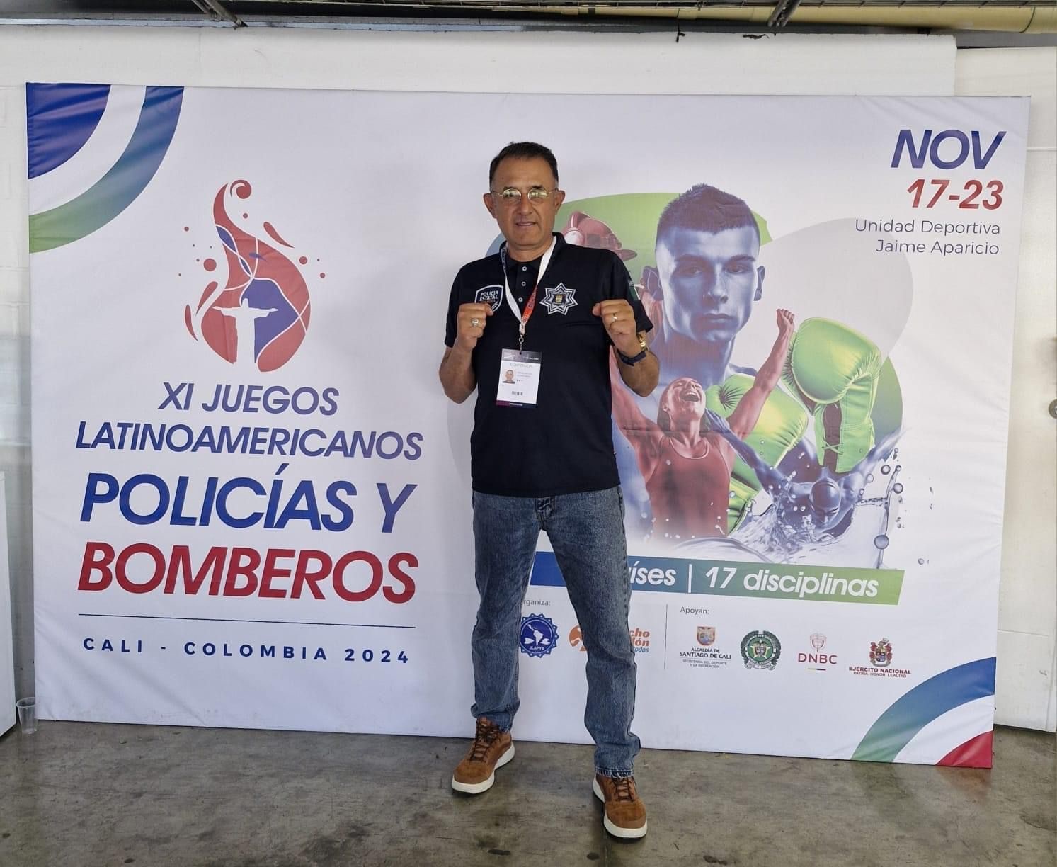 Policía coahuilense presente en los XXI Juegos Latinoamericanos 2024 en Colombia, va por el ORO en Taekwondo
