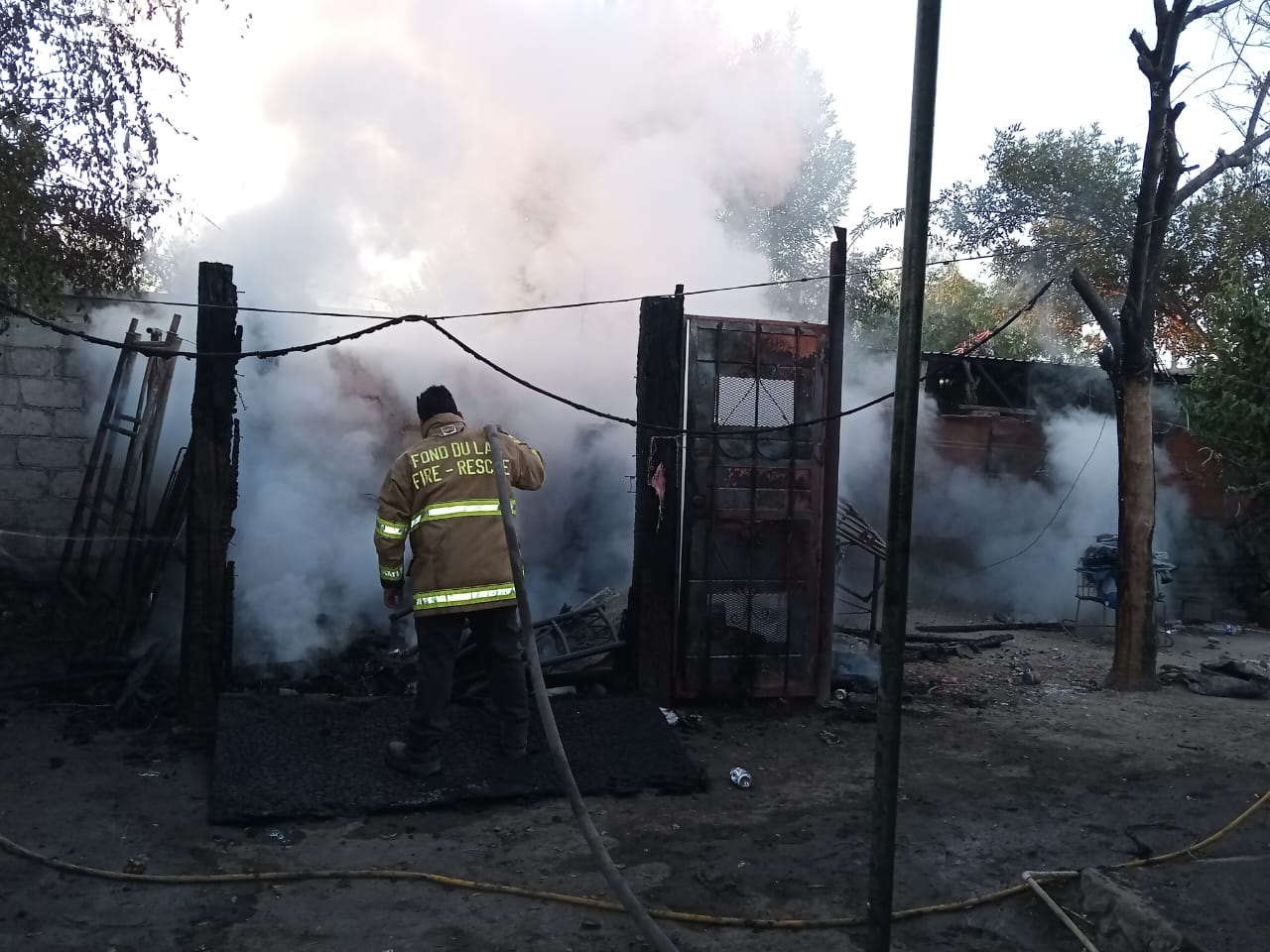 CORTO CIRCUITO PROVOCA INCENDIO EN COLONIA DEL PT