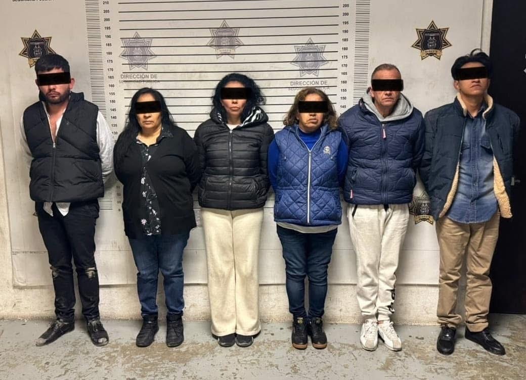 Comisaría de seguridad detiene a banda de carteristas en Saltillo