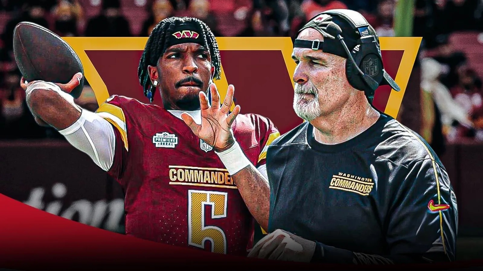 Jaylen Daniels y Dan Quinn buscan hacer historia en su primera temporada con los Commanders