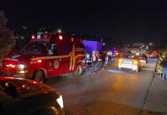 Protagoniza accidente de tránsito, conductor despistado