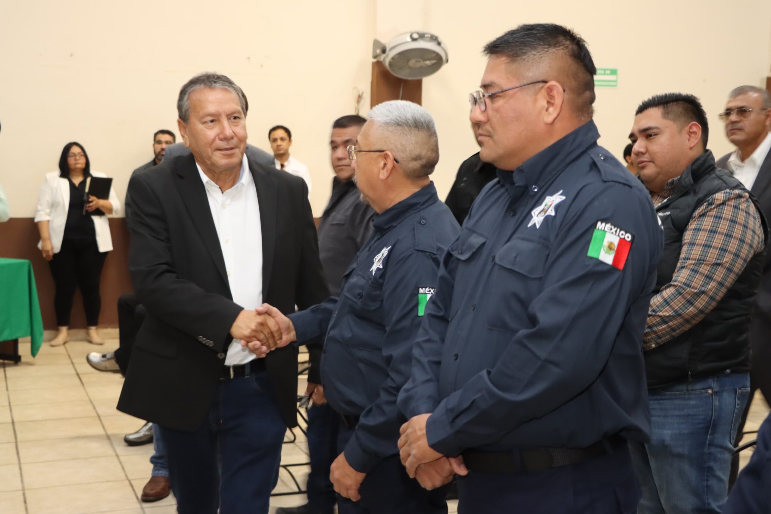 Reafirma Óscar Ríos compromiso con la seguridad