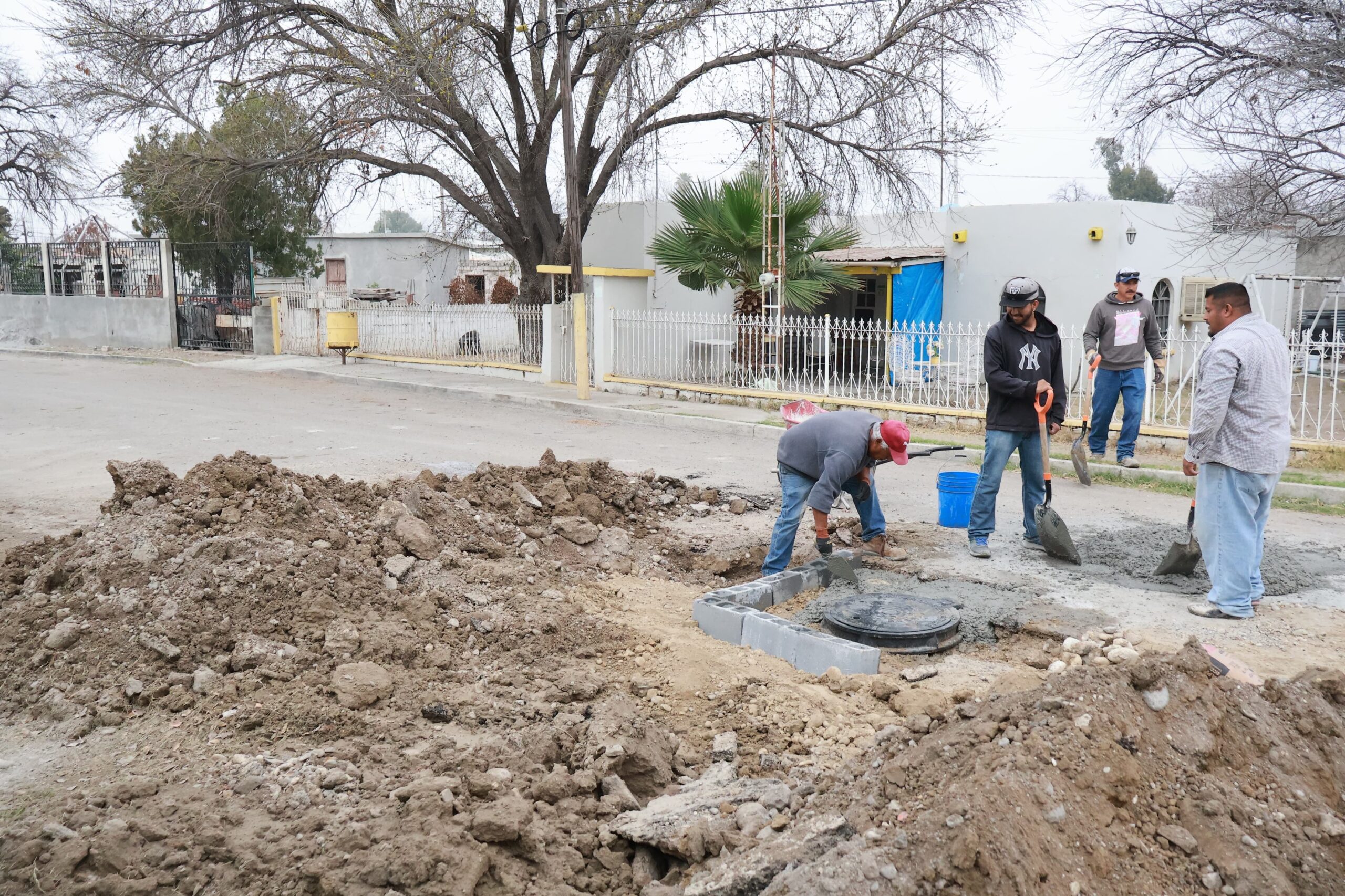 Agradecen a Óscar Ríos por atender problemática de drenaje