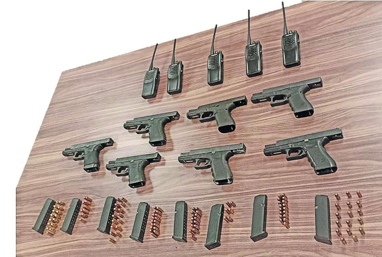 Gabinete de Seguridad asegura 246 armas de fuego; señala que algunas son provenientes de EU