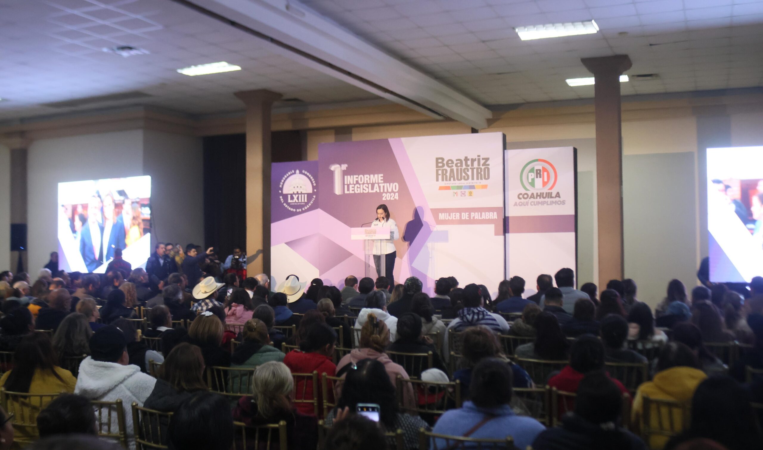 Presenta Beatriz Fraustro su primer informe legislativo