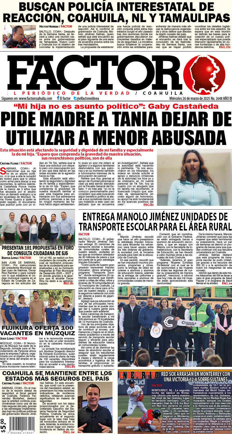 26 DE MARZO 2025