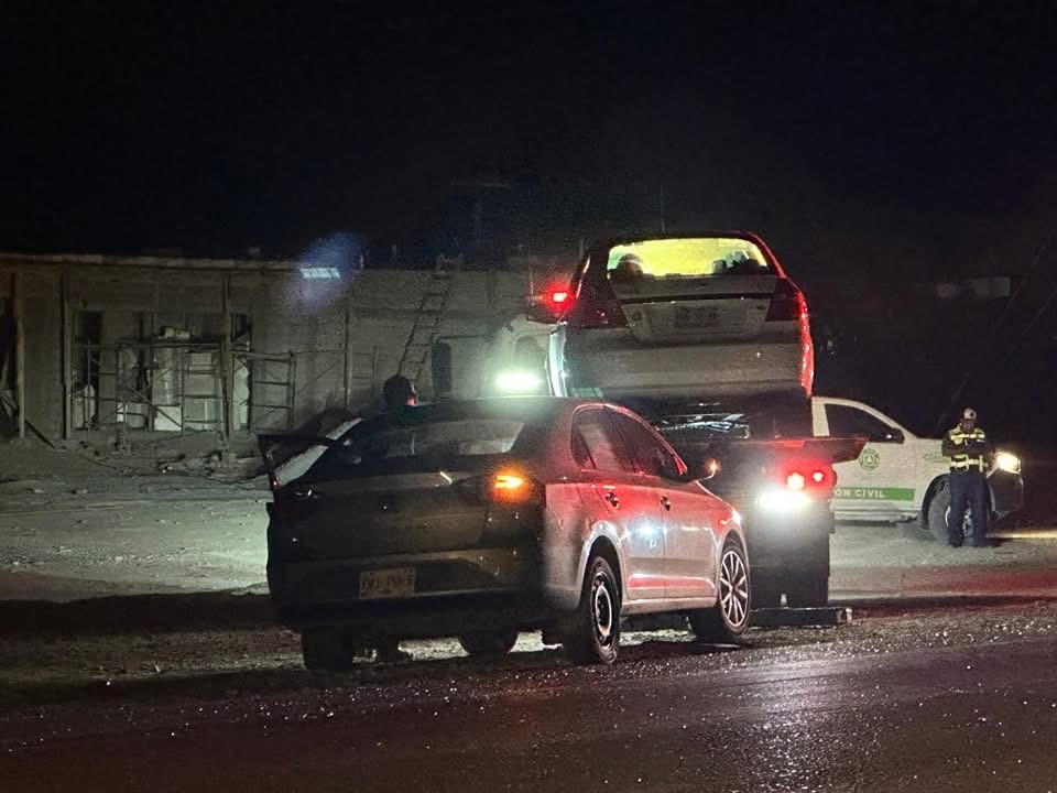 Se registra fuerte accidente en la carretera 57 en Arteaga