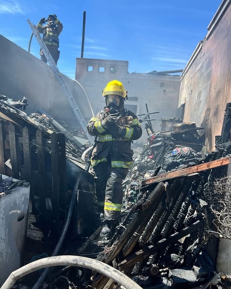 Se registra incendio en casa habitación en Ramos Arizpe