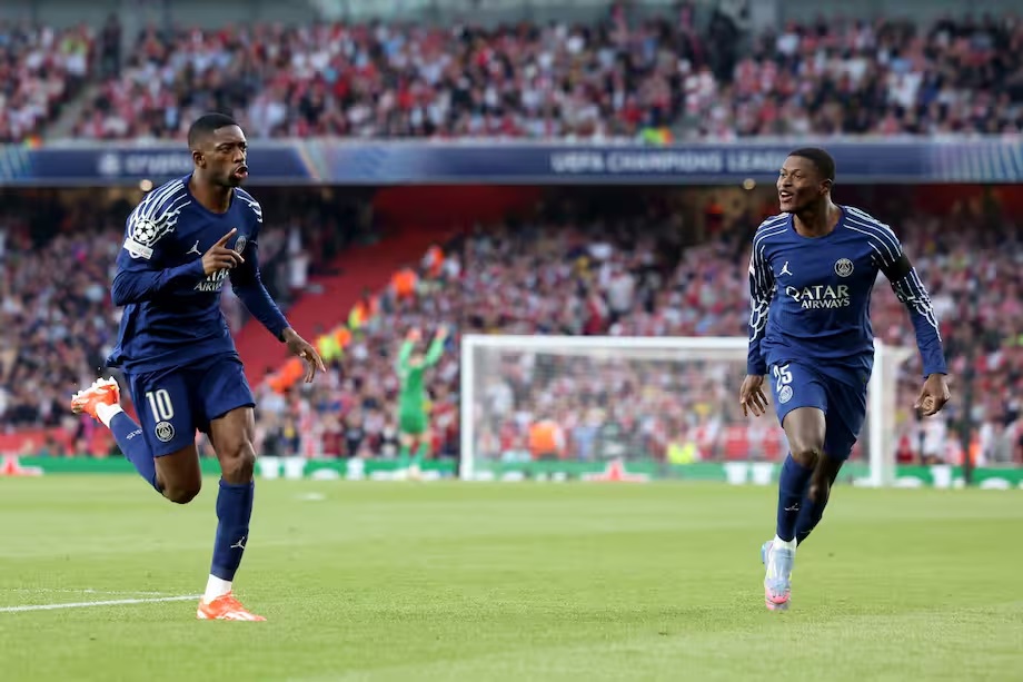Arsenal se estanca en casa ante PSG y compromete su pase a la Final de Champions